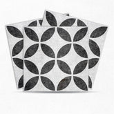 Black and White Peel and Stick Floor Tiles